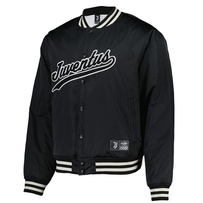 Juventus Collegiate Sateen Full-Snap Jacket - Black | Fanatics for sale