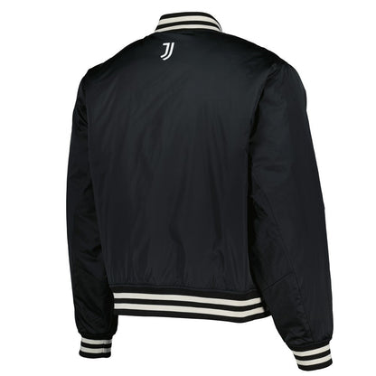 Juventus Collegiate Sateen Full-Snap Jacket - Black | Fanatics for sale