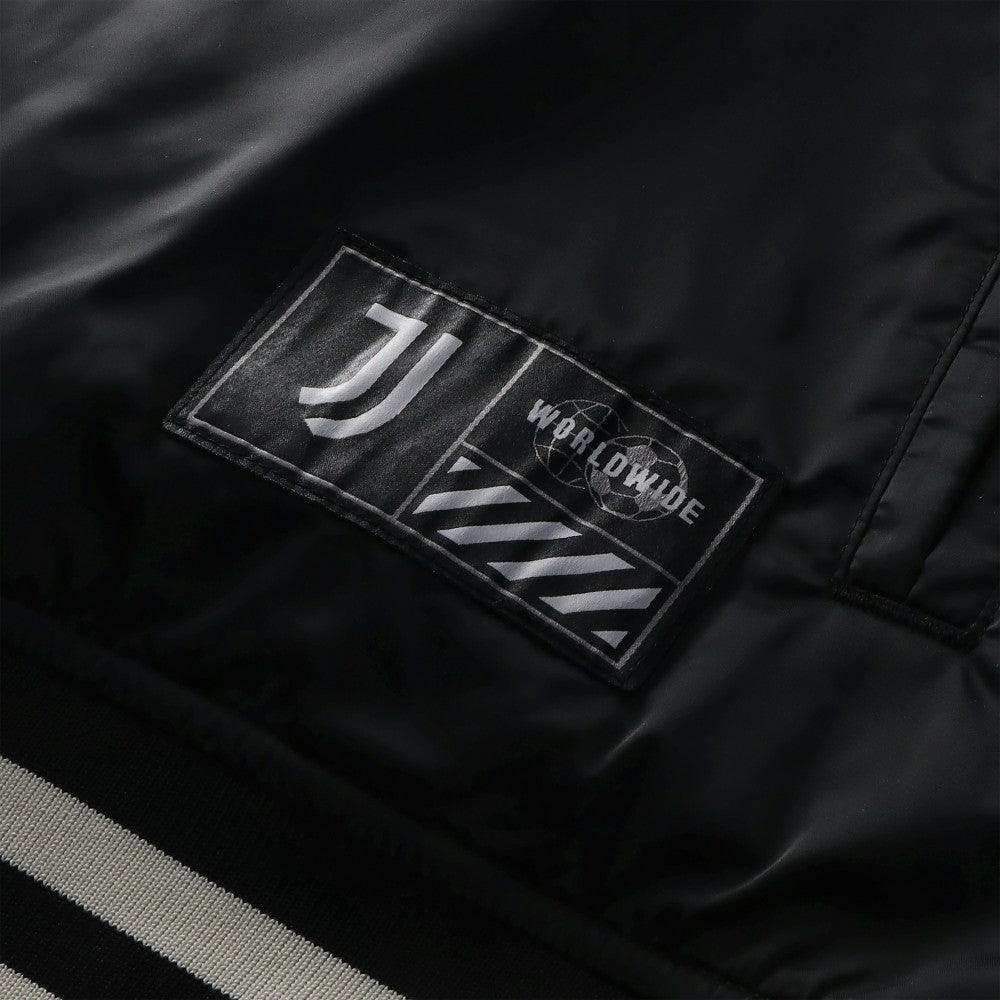 Juventus Collegiate Sateen Full-Snap Jacket - Black | Fanatics for sale
