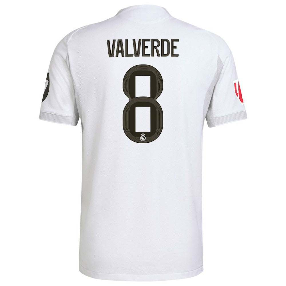 Federico Valverde Real Madrid 2025/26 Home Jersey - White | Adidas on sale