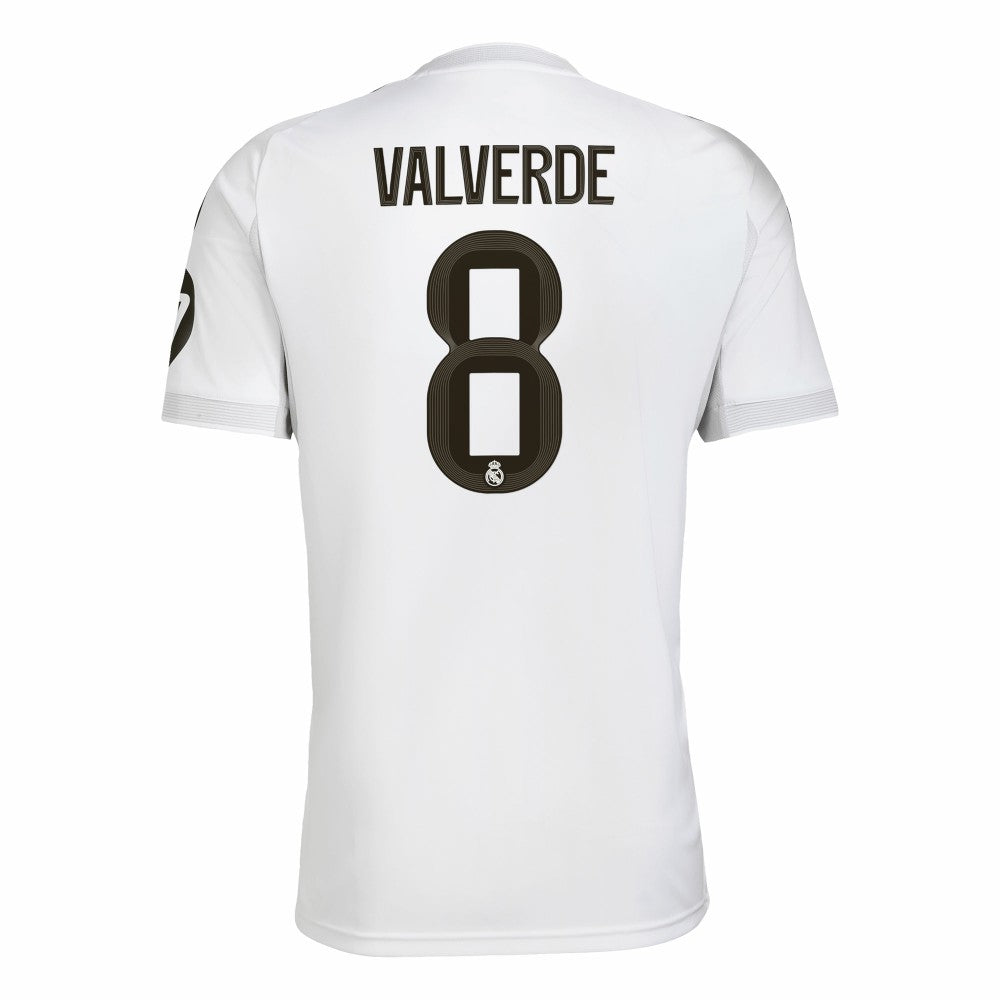 Federico Valverde Real Madrid 2025/26 Home Replica Jersey - White | Adidas shop