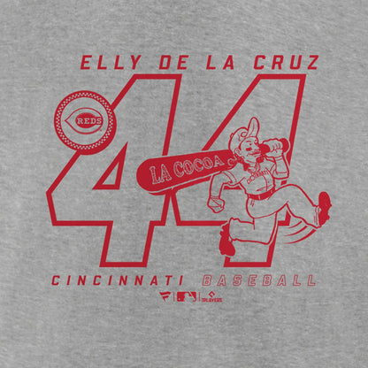 Elly De La Cruz Cincinnati Reds Player Graphic T-Shirt - Heather Gray