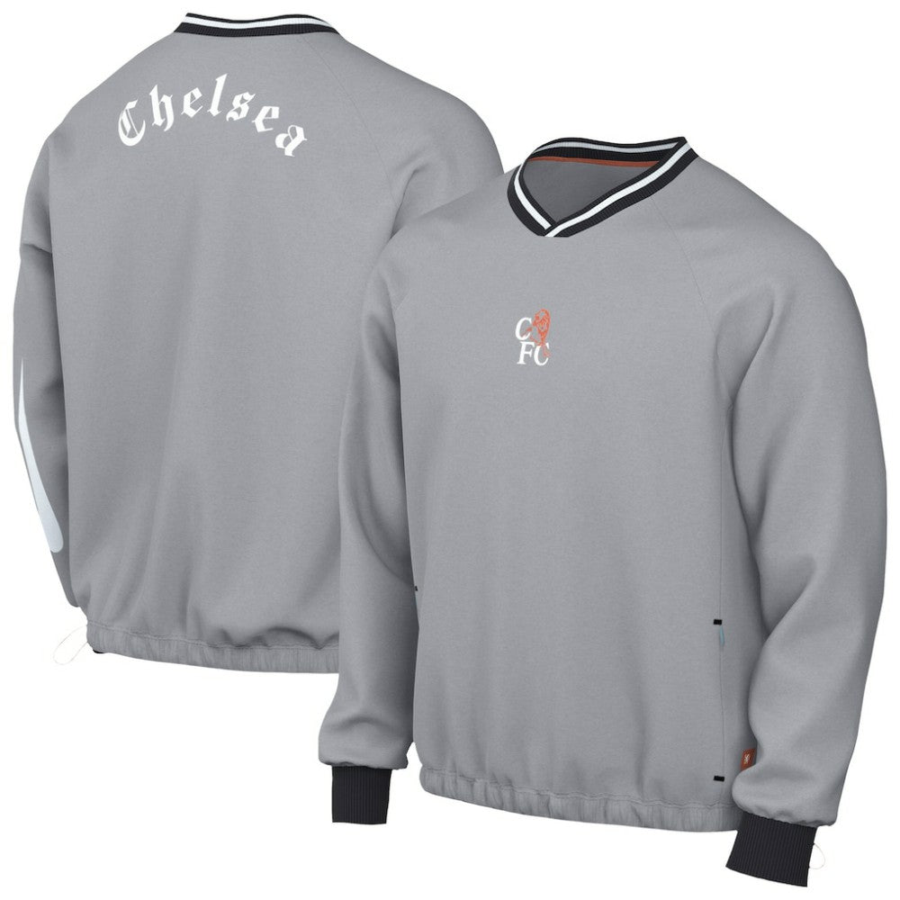 Chelsea 2025/26 Academy Shell Pullover - Gray | Nike discount