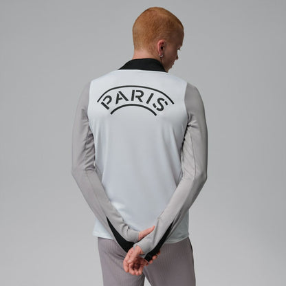Paris Saint-Germain Jordan Brand Men's Strike Drill Quarter-Zip Long Sleeve Dri-FIT Top - White | Jordan outlet