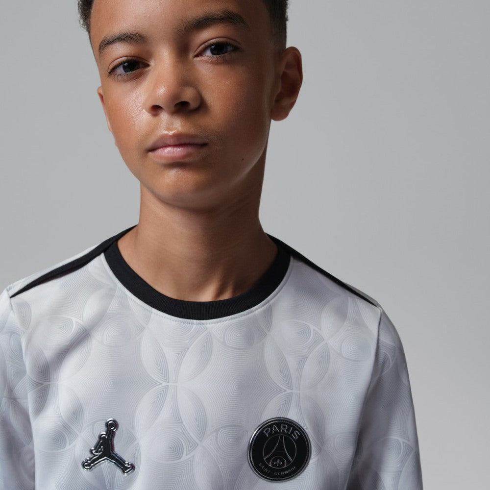 Paris Saint-Germain Jordan Brand Youth Long Sleeve Pre-Match Dri-FIT Top - Gray | Jordan on sale