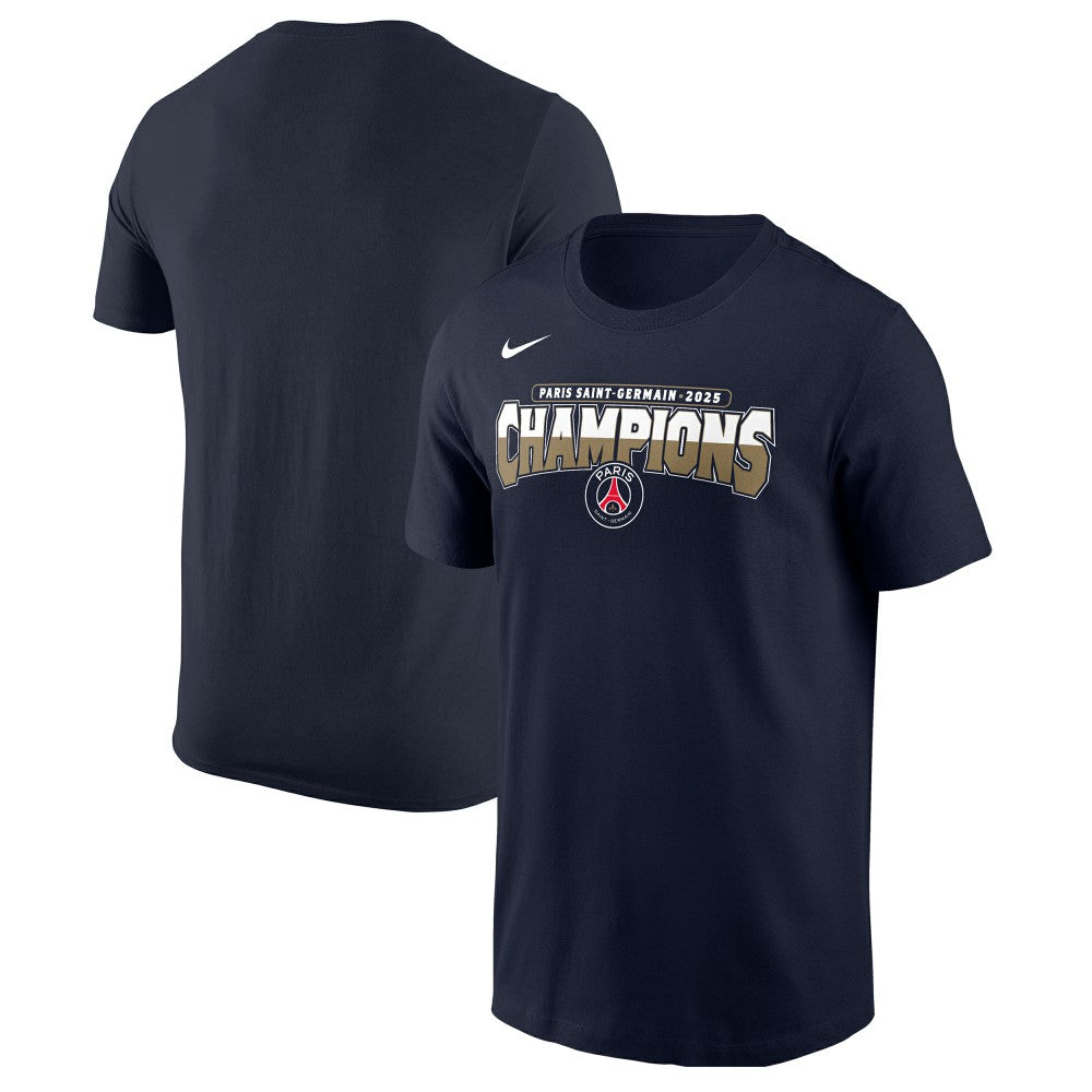 Paris Saint-Germain 2025 Champions League Winners Core T-Shirt - Navy | Nike shop