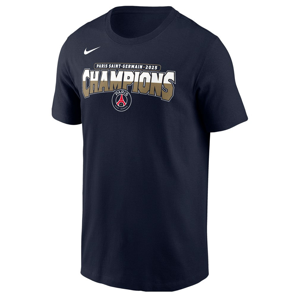 Paris Saint-Germain 2025 Champions League Winners Core T-Shirt - Navy | Nike shop