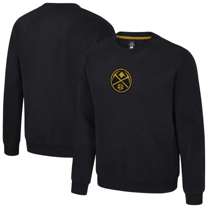 Denver Nuggets Stadium Essentials Unisex Club Level Chenille Sweatshirt sale - Black sale