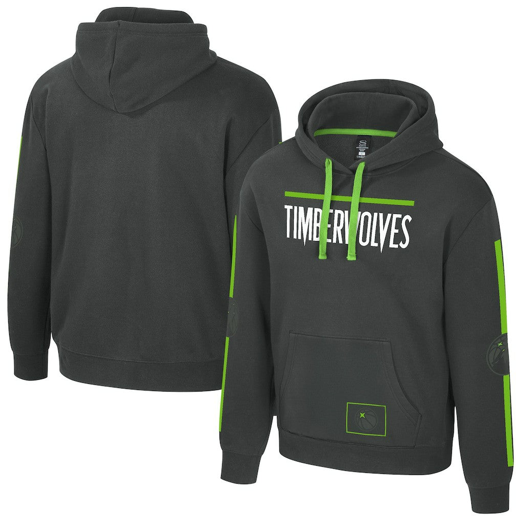 Minnesota Timberwolves Stadium Essentials Unisex City Star Hoodie - Charcoal for sale