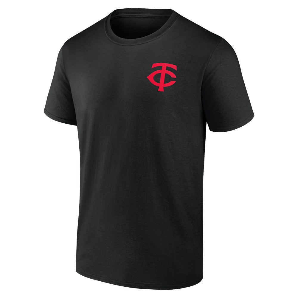 Minnesota Twins Stranger Things Graphic T-Shirt - Black