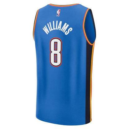 Jalen Williams Oklahoma City Thunder 2025 NBA Finals Champions Fast Break Replica Player Jersey - Blue - Icon Edition | Fanatics sale