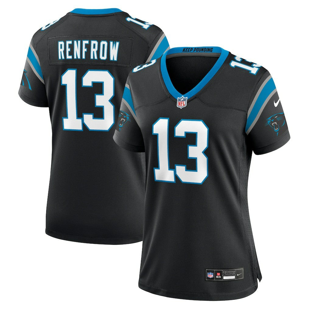 Hunter Renfrow Carolina Panthers Women's Team Game Jersey - Black | Nike for sale