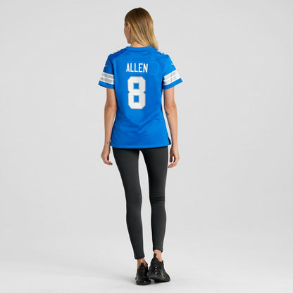 Kyle Allen Detroit Lions Women's Team Game Jersey - Blue | Nike on sale