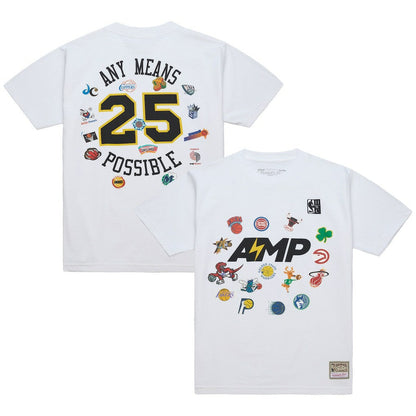 x NBA x AMP T-Shirt - White | Mitchell & Ness on sale