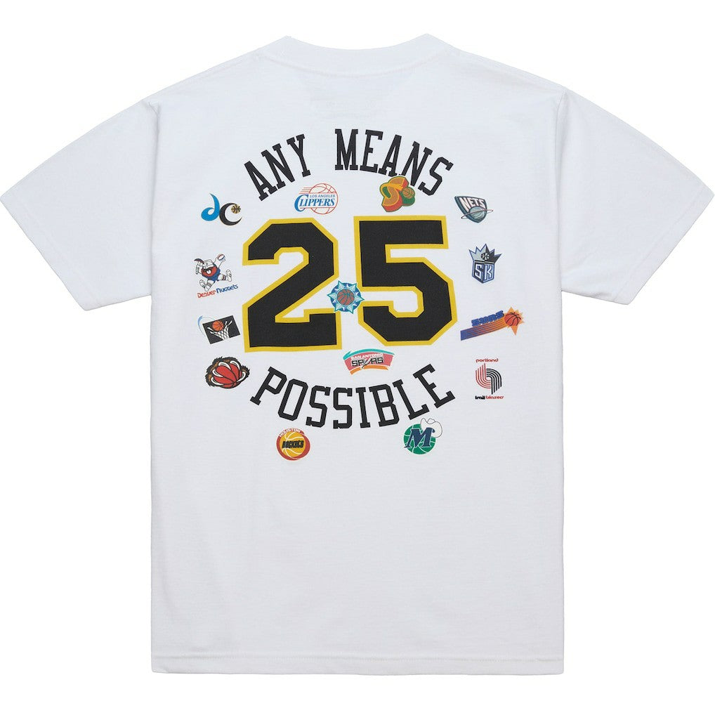 x NBA x AMP T-Shirt - White | Mitchell & Ness on sale