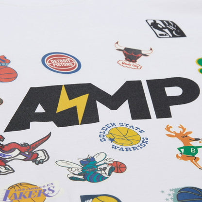 x NBA x AMP T-Shirt - White | Mitchell & Ness on sale
