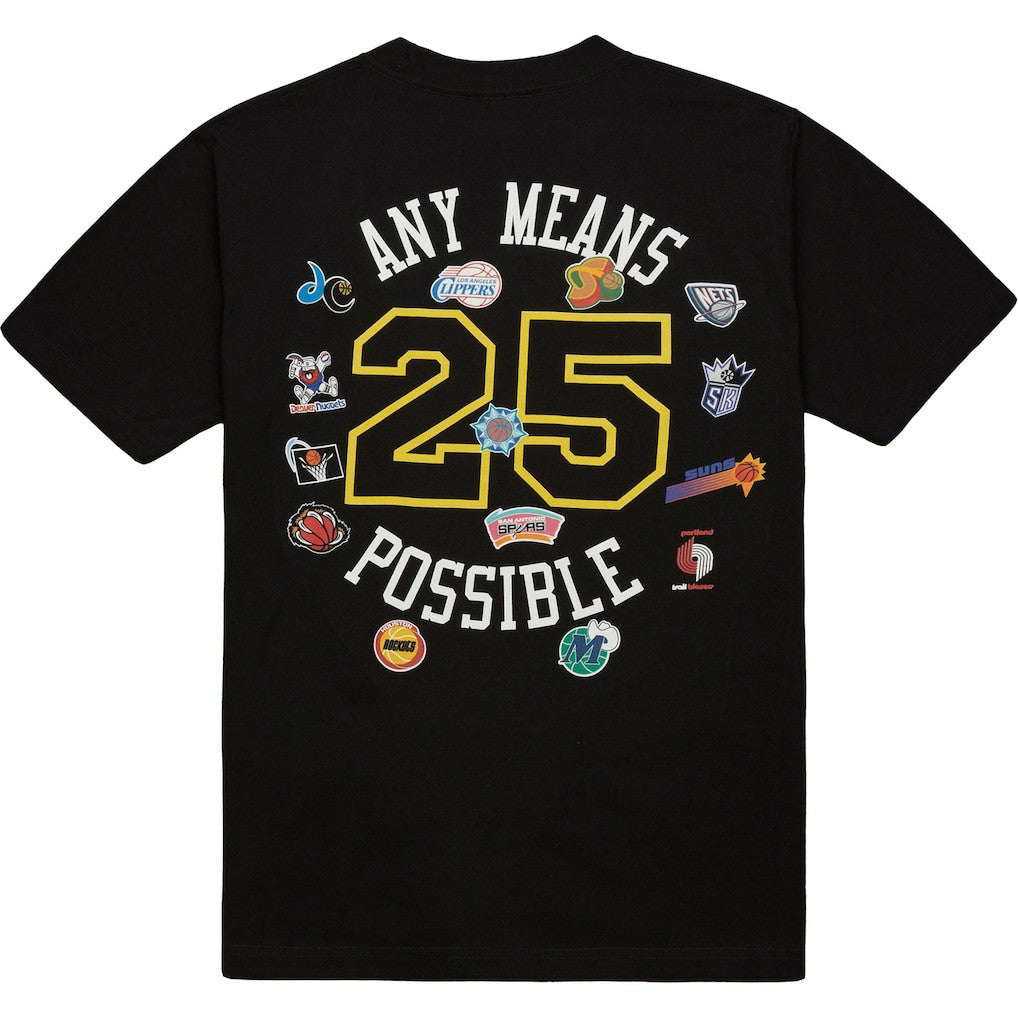 x NBA x AMP T-Shirt - Black | Mitchell & Ness shop