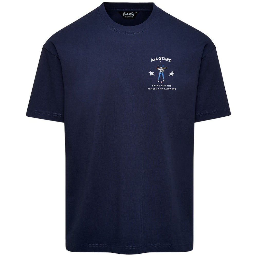 Atlanta Braves Eastside Golf 2025 MLB All-Star Game Stadium T-Shirt - Navy