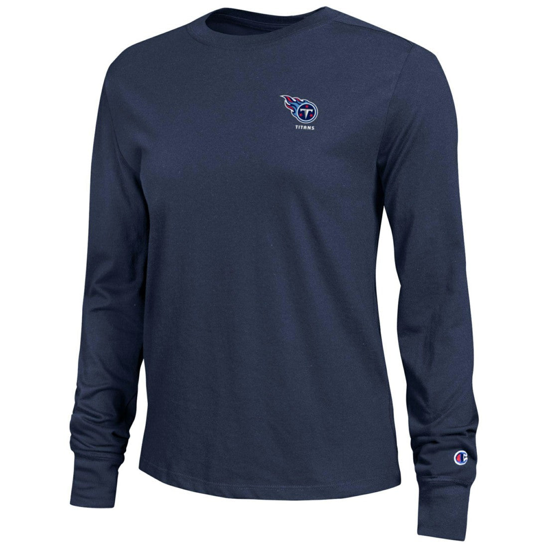 Tennessee Titans Champion Women's Core Long-Sleeve T-Shirt - Navy cheap