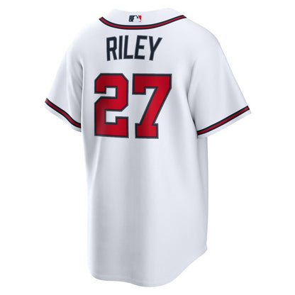 Austin Riley Atlanta Braves Home Replica Jersey - White | Nike