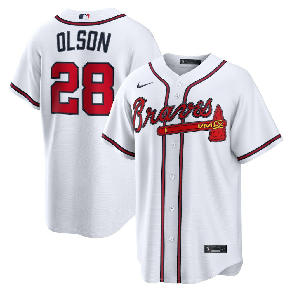 Matt Olson Atlanta Braves Home Replica Jersey - White | Nike