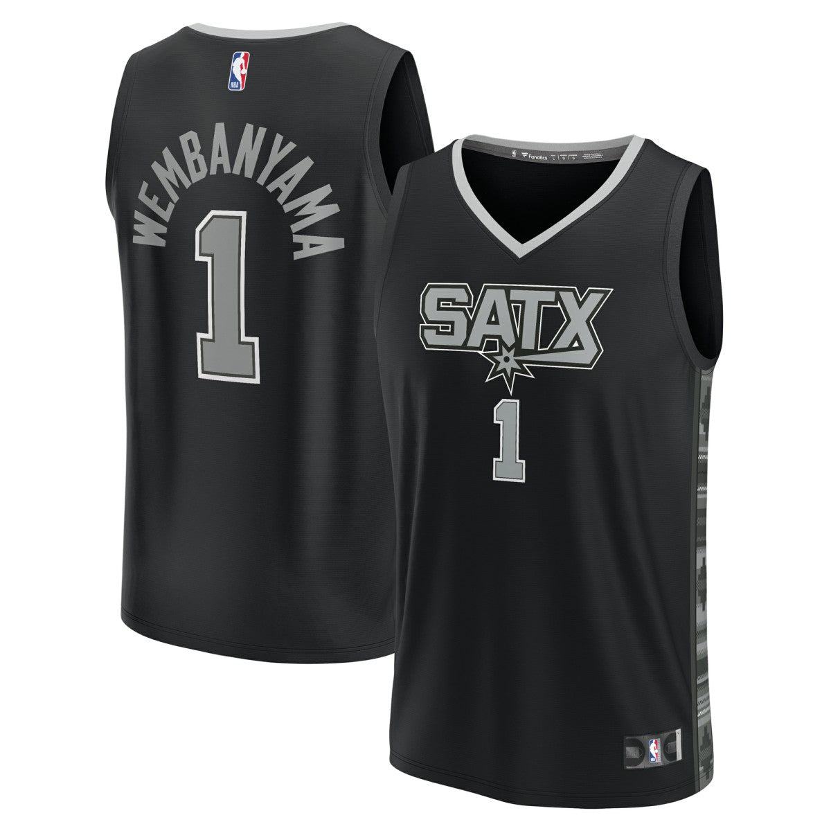 Victor Wembanyama San Antonio Spurs Fast Break Replica Player Jersey - Statement Edition - Black | Fanatics on sale