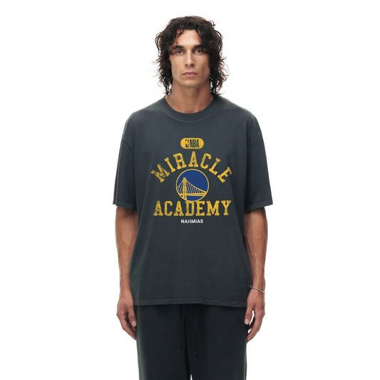 Golden State Warriors Unisex Miracle Academy x NBA Collection Vintage Boxy T-shirt sale - Heather Black sale