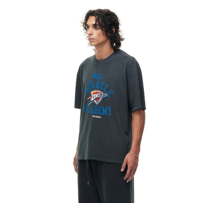 Oklahoma City Thunder Unisex Miracle Academy x NBA Collection Vintage Boxy T-shirt - Heather Black online