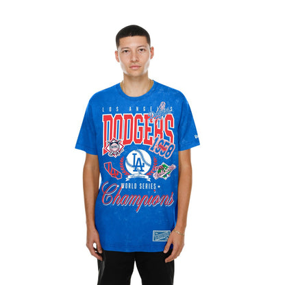 Los Angeles Dodgers Mineral Wash T-Shirt - Royal | New Era