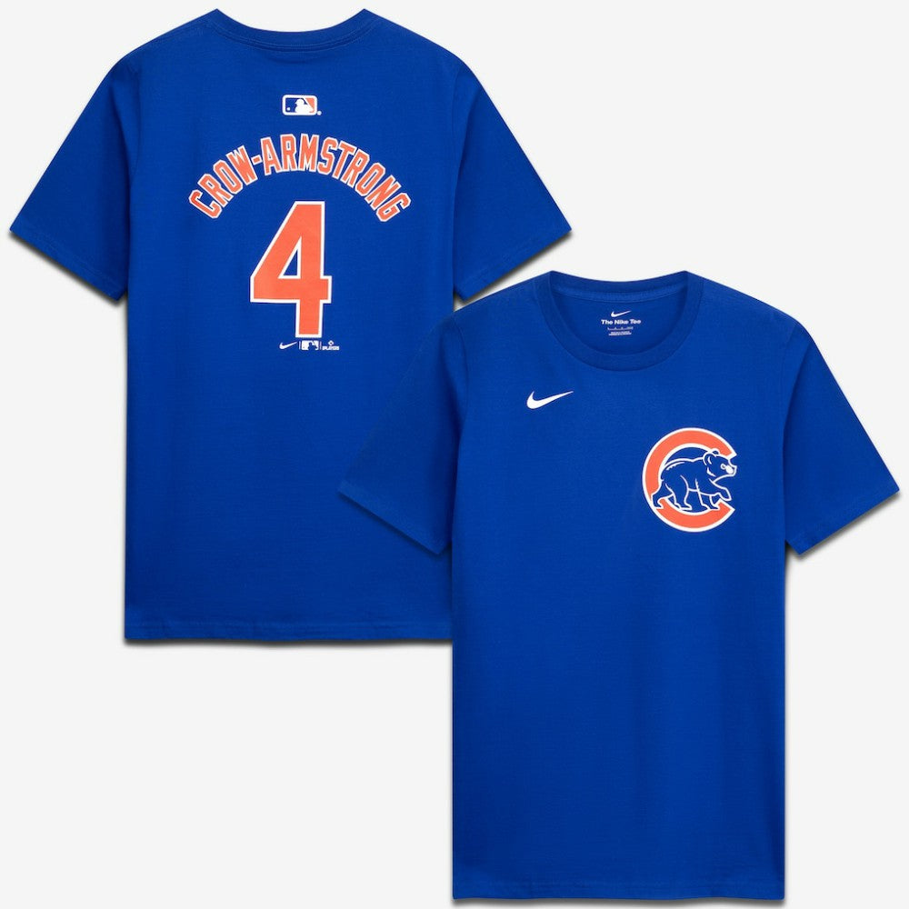 Pete Crow-Armstrong Chicago Cubs Youth Name & Number T-Shirt - Royal | Nike