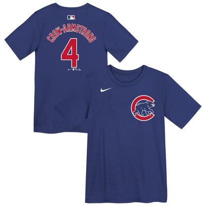 Pete Crow-Armstrong Chicago Cubs Preschool Name & Number T-Shirt - Royal | Nike