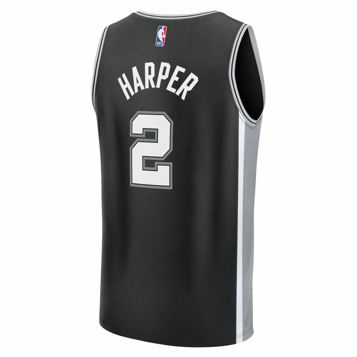 Dylan Harper San Antonio Spurs 2025 NBA Draft First Round Pick Fast Break Replica Jersey - Icon Edition - Black | Fanatics sale