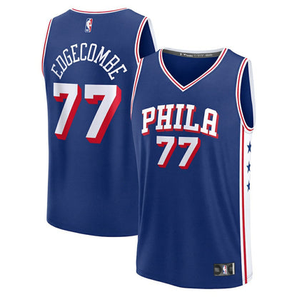 V. J. Edgecombe Philadelphia 76ers Youth 2025 NBA Draft First Round Pick Fast Break Replica Jersey - Icon Edition - Royal | Fanatics sale