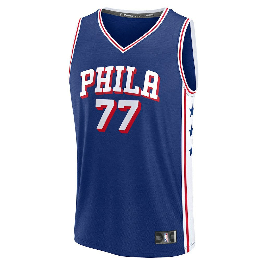 V. J. Edgecombe Philadelphia 76ers Youth 2025 NBA Draft First Round Pick Fast Break Replica Jersey - Icon Edition - Royal | Fanatics sale