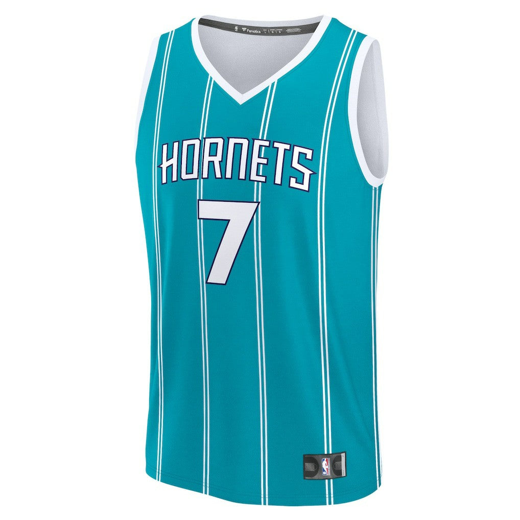 Kon Knueppel Charlotte Hornets 2025 NBA Draft First Round Pick Fast Break Replica Jersey - Icon Edition - Teal | Fanatics for sale