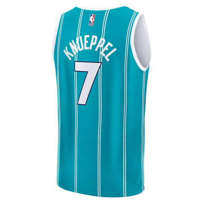Kon Knueppel Charlotte Hornets 2025 NBA Draft First Round Pick Fast Break Replica Jersey - Icon Edition - Teal | Fanatics for sale