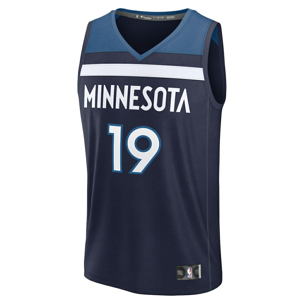 Joan Beringer Minnesota Timberwolves 2025 NBA Draft First Round Pick Fast Break Replica Jersey - Icon Edition - Navy | Fanatics online