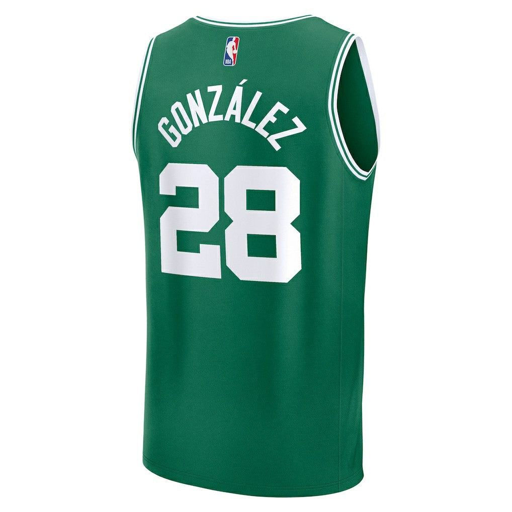 Hugo Gonzalez Boston Celtics Youth 2025 NBA Draft First Round Pick Fast Break Replica Jersey - Icon Edition - Kelly Green | Fanatics on sale