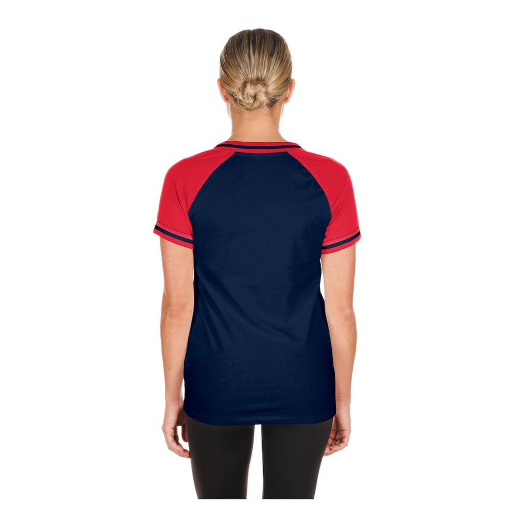 Boston Red Sox Women's Gameday V-Neck T-Shirt - Navy | New Era