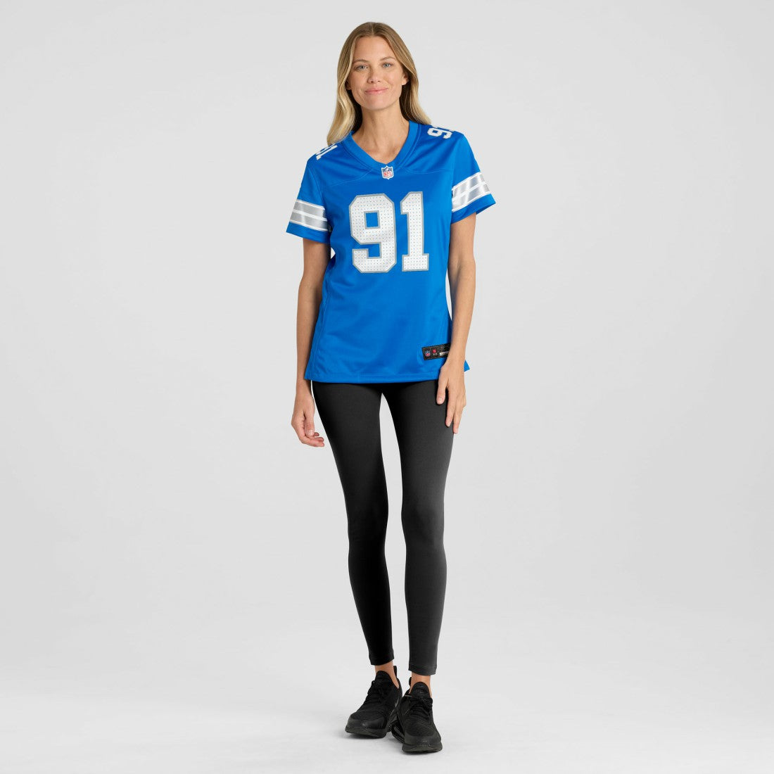 Tyleik Williams Detroit Lions Women's Team Game Jersey - Blue | Nike for sale