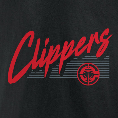 LA Clippers Color Block Slant Quick Strike T-Shirt - Black on sale