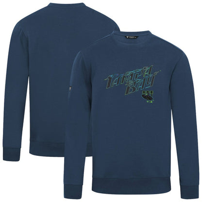 Tampa Bay Rays Levelwear City Connect Zane Back Splash Sweatshirt - Navy
