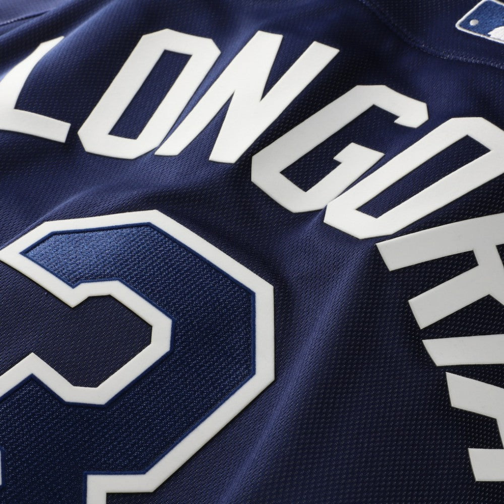 Evan Longoria Tampa Bay Rays Authentic Batting Practice Jersey - Navy | Mitchell & Ness
