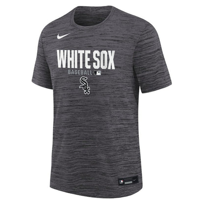 Chicago White Sox Youth Authentic Collection Velocity Dri-FIT T-Shirt - Black | Nike