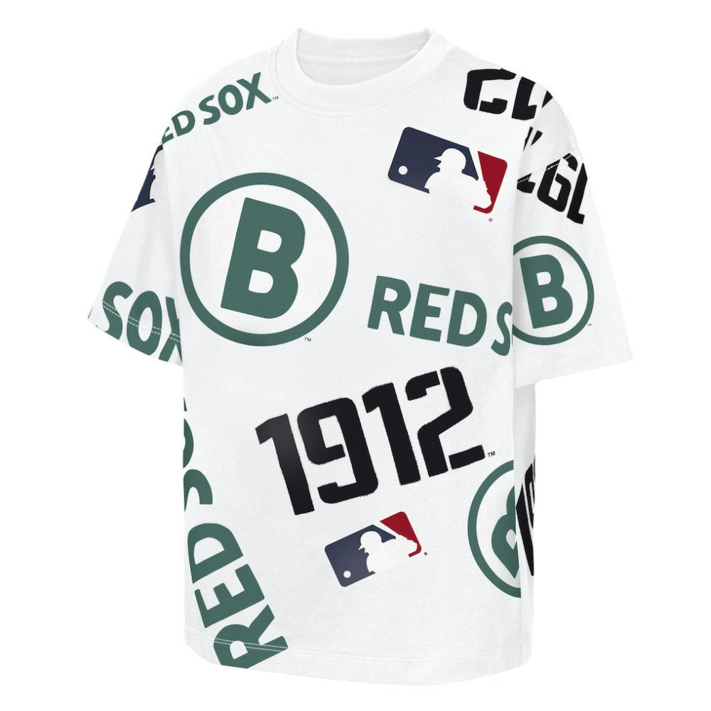 Boston Red Sox Outerstuff Youth Circus Catch T-Shirt - White