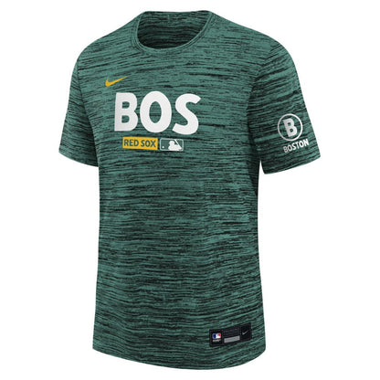 Boston Red Sox Youth Authentic Collection Velocity Dri-FIT T-Shirt - Green | Nike