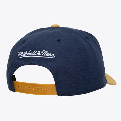 Denver Nuggets Legendary Home Pro Pinch Snapback Hat - Navy | Mitchell & Ness online