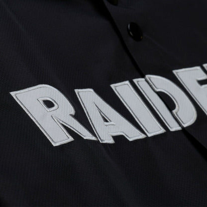 Las Vegas Raiders Coaches Full-Snap Hooded Windbreaker Jacket - Black for sale