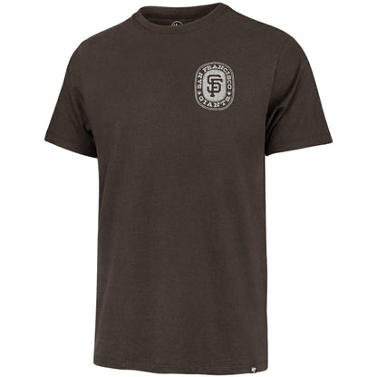 San Francisco Giants Back Canyon Franklin T-Shirt - Brown | 47 brand