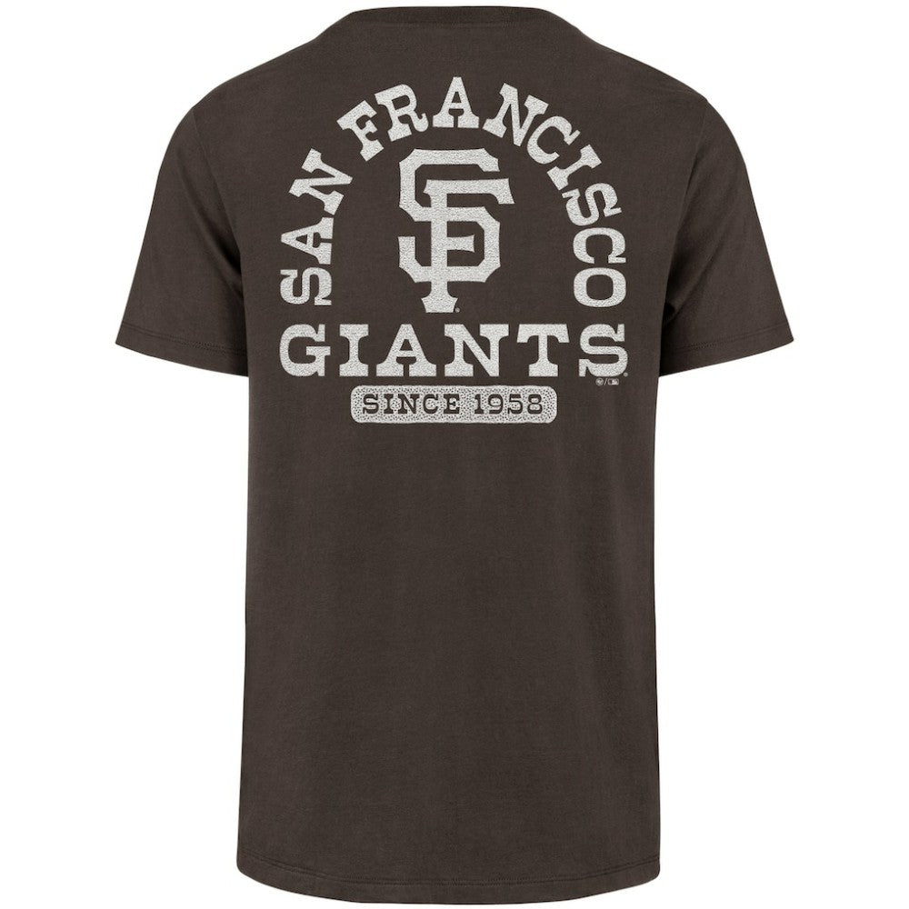 San Francisco Giants Back Canyon Franklin T-Shirt - Brown | 47 brand